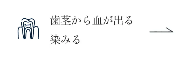 歯茎から血が出る・染みる